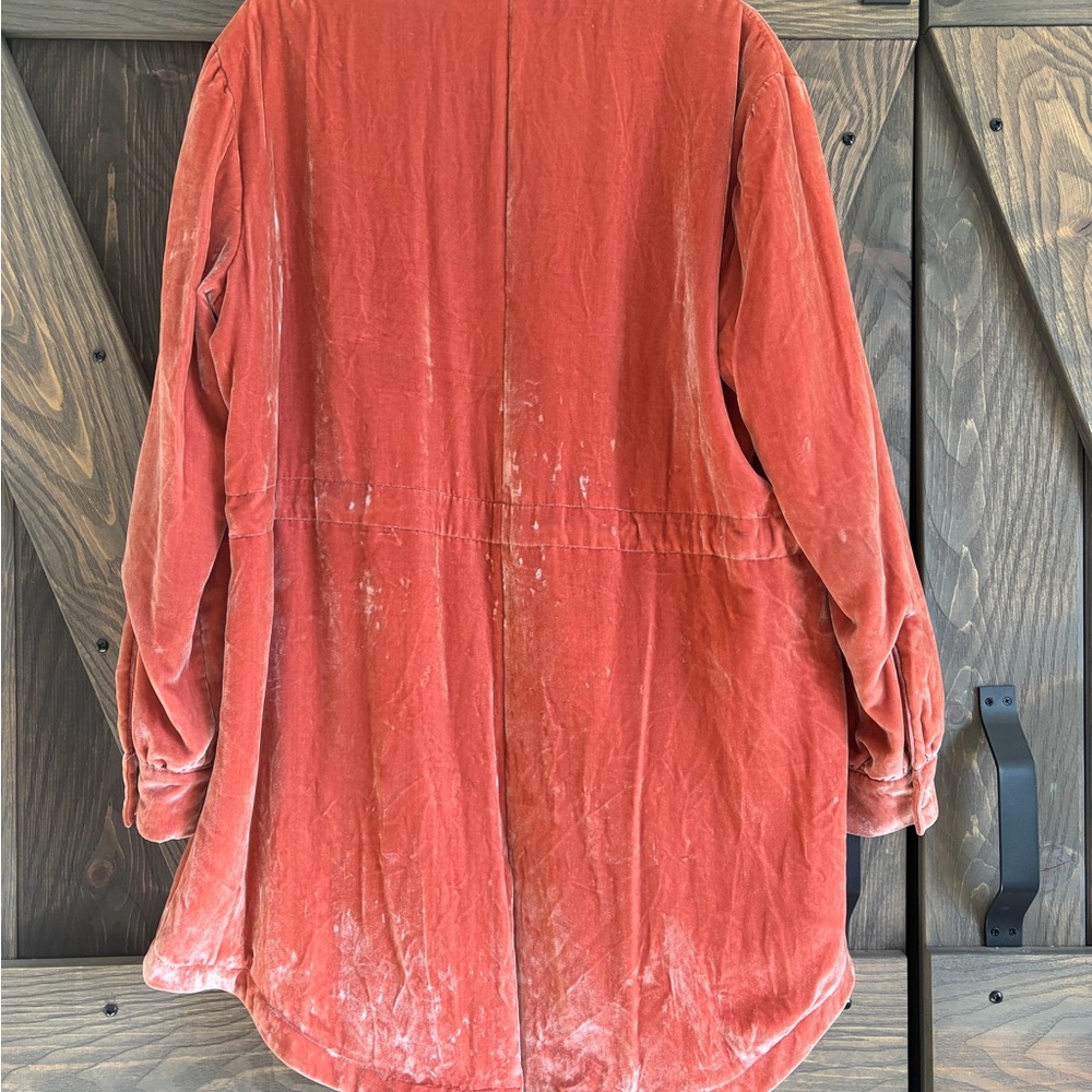 Cinq à Sept Coral Velvet Utility Jacket - Picture 6 of 9